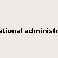 educational administration是什么意思