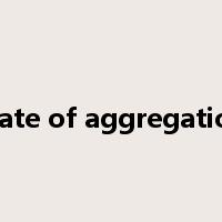 state of aggregation是什么意思