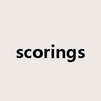scorings是什么意思