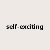 self-exciting是什么意思