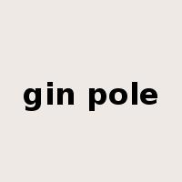 gin pole是什么意思