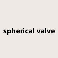 spherical valve是什么意思