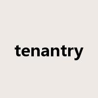 tenantry是什么意思