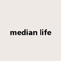median life是什么意思