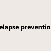 relapse prevention是什么意思