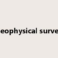 geophysical survey是什么意思