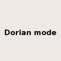 Dorian mode是什么意思