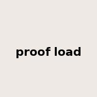 proof load是什么意思