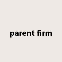 parent firm是什么意思