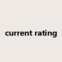 current rating是什么意思
