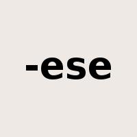 -ese是什么意思