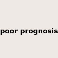 poor prognosis是什么意思