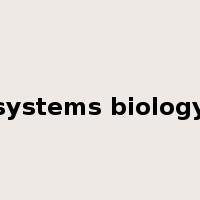 systems biology是什么意思