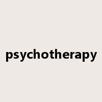 psychotherapy是什么意思