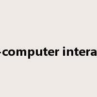 man-computer interaction是什么意思