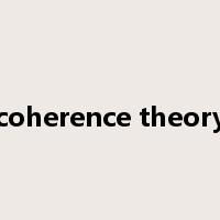 coherence theory是什么意思
