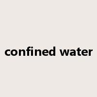 confined water是什么意思