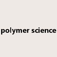 polymer science是什么意思