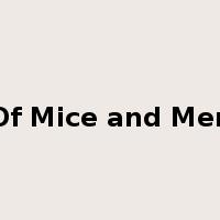 Of Mice and Men是什么意思