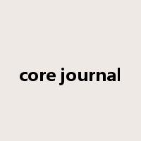 core journal是什么意思