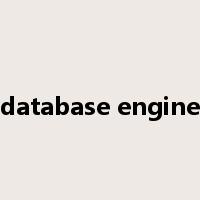database engine是什么意思