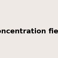 concentration field是什么意思