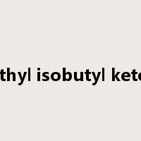 methyl isobutyl ketone是什么意思