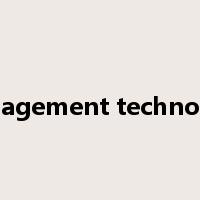 management technology是什么意思