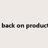 put back on production是什么意思