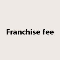 Franchise fee是什么意思