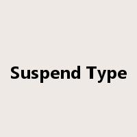Suspend Type是什么意思