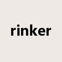 rinker是什么意思