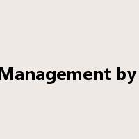 Quality & Management by Objectives是什么意思