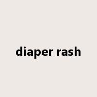 diaper rash是什么意思