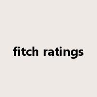 fitch ratings是什么意思