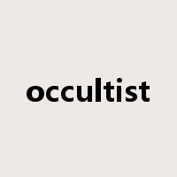 occultist是什么意思