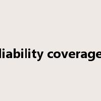 liability coverage是什么意思