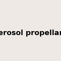 aerosol propellant是什么意思