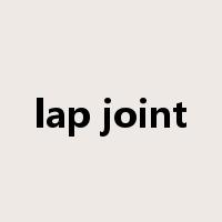 lap joint是什么意思