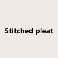Stitched pleat是什么意思
