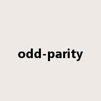 odd-parity是什么意思