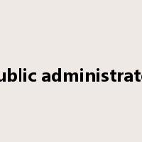 public administrator是什么意思