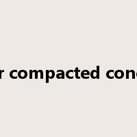 roller compacted concrete是什么意思