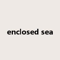 enclosed sea是什么意思