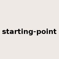 starting-point是什么意思