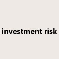 investment risk是什么意思