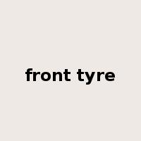 front tyre是什么意思