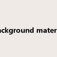 background material是什么意思