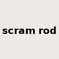 scram rod是什么意思
