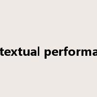 contextual performance是什么意思